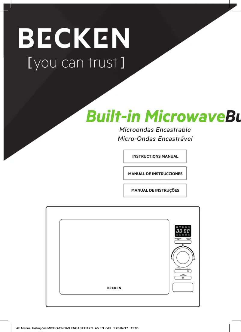 Imagen de la primera página del manual del dispositivo BBIMW2515IX