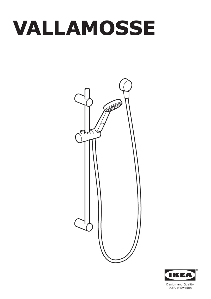 Page 1 de la notice Manuel utilisateur Ikea VALLAMOSSE 703.519.33