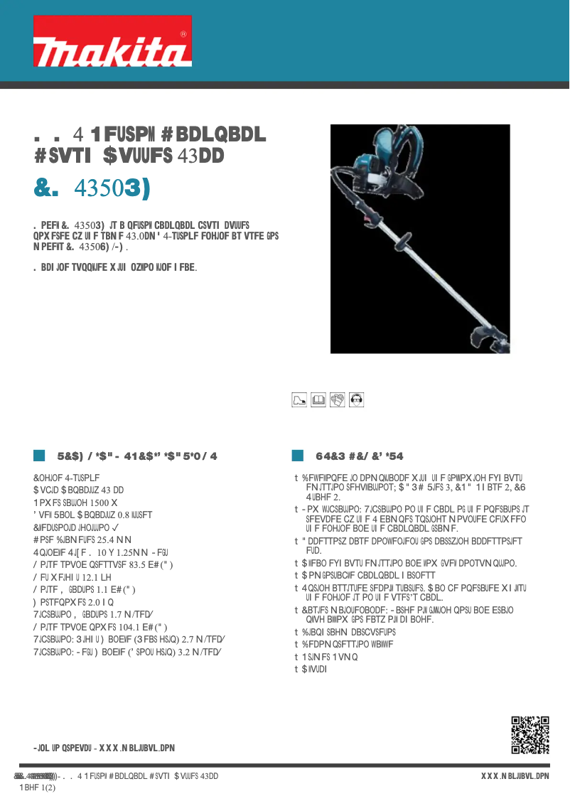 Image de la première page du manuel de l'appareil EM4350RH