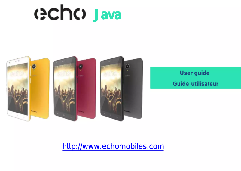 Page n°1 - Manuel utilisateur Echo Java