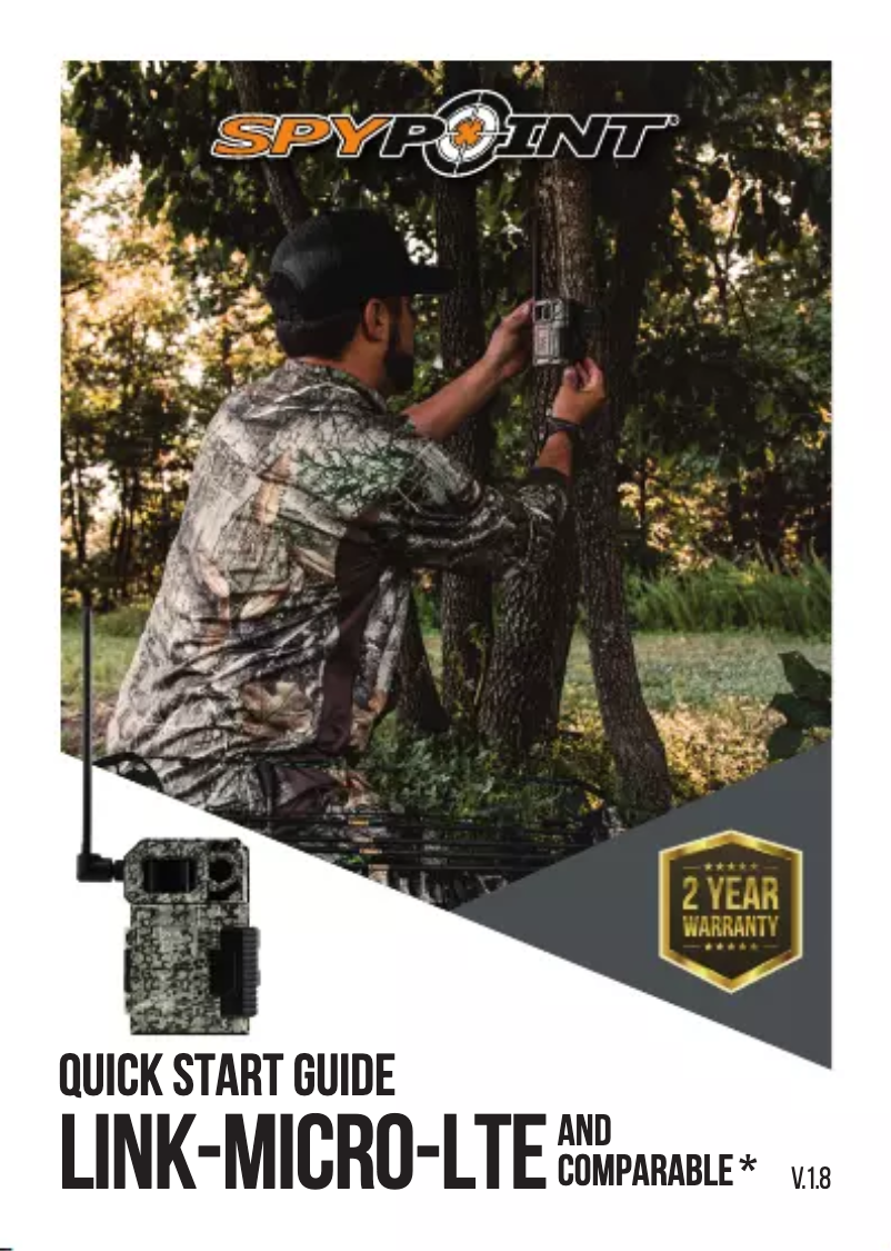 Page n°1 - Manuel utilisateur Spypoint Link-Micro-LTE