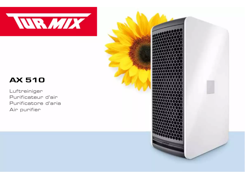 Image de la première page du manuel de l'appareil AX 510