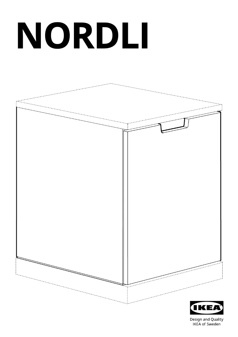 Page 1 de la notice Manuel utilisateur Ikea NORDLI 204.019.02