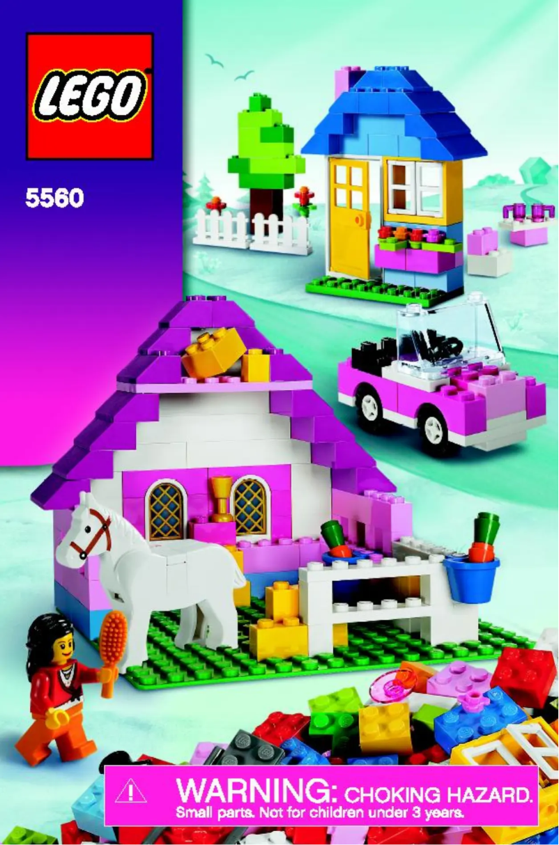 Page 1 de la notice Manuel utilisateur Lego ® Large Pink Brick Box