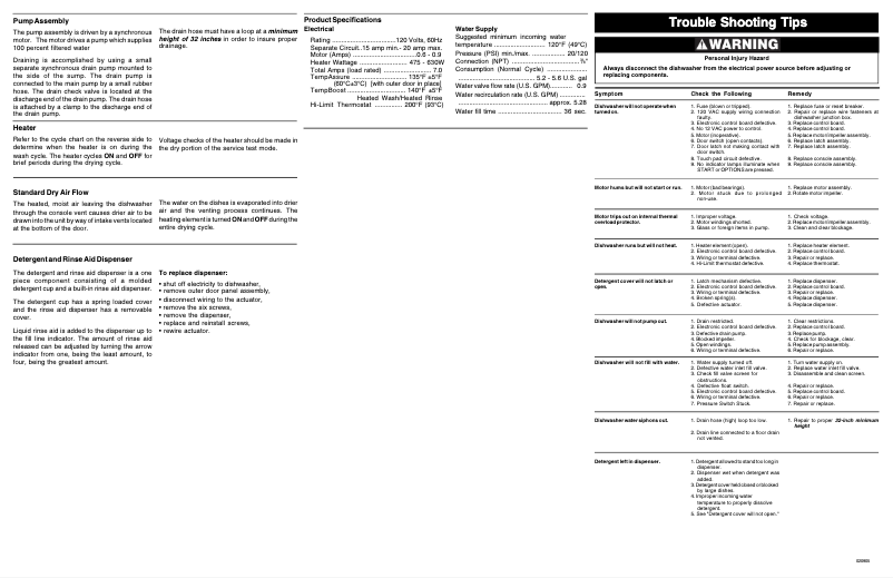 Page n°1 - Mode d'emploi Frigidaire FFPD1821M