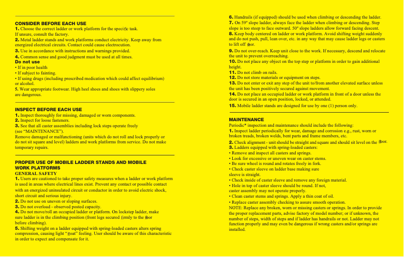 Imagen de la primera página del manual del dispositivo Cantilever CL-7-28