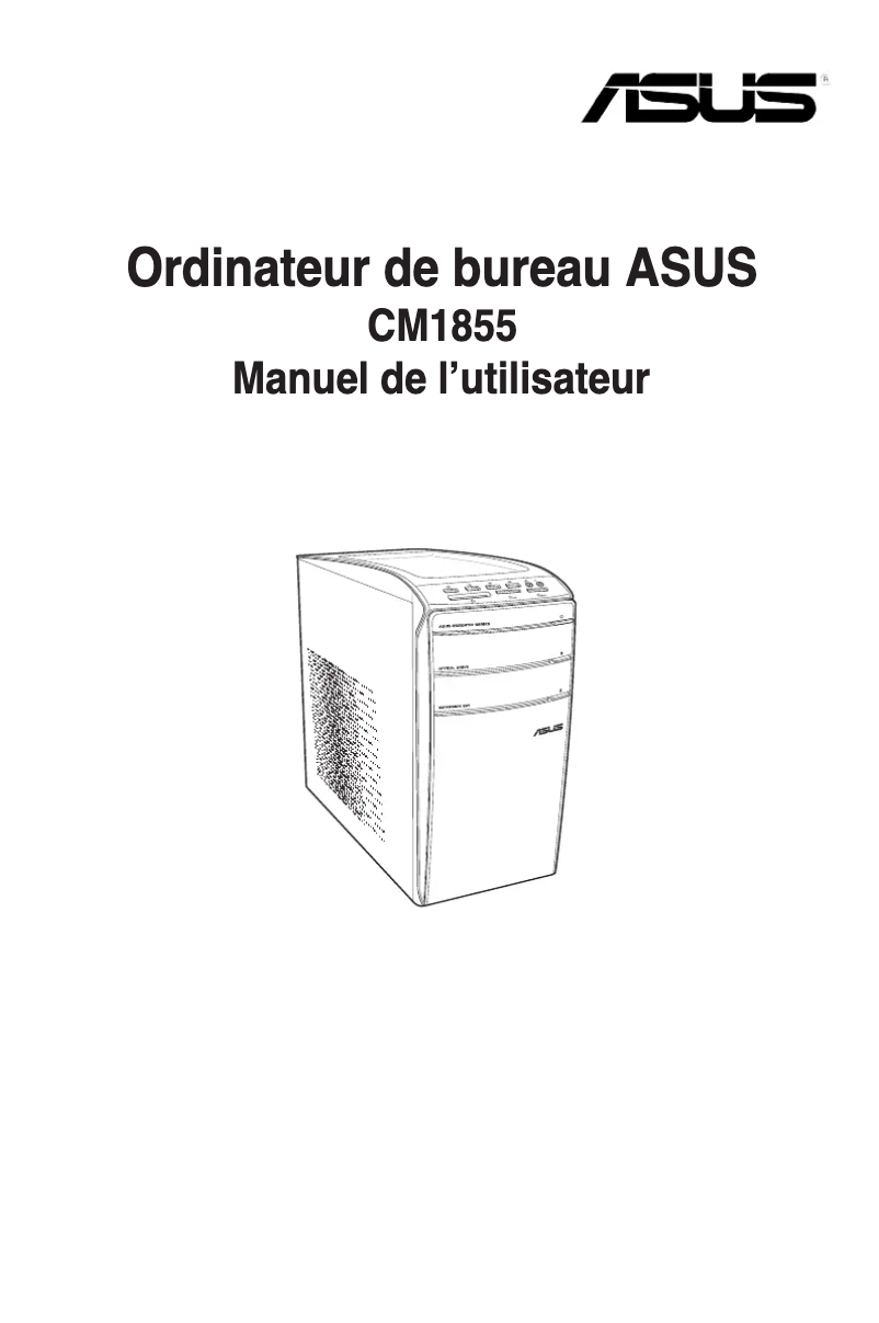 Page 1 de la notice Manuel utilisateur Asus CM1855