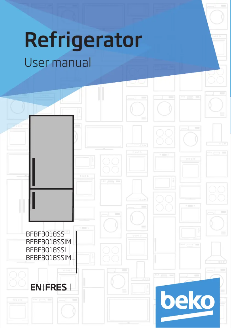 Image de la première page du manuel de l'appareil BFBF3018SSIM