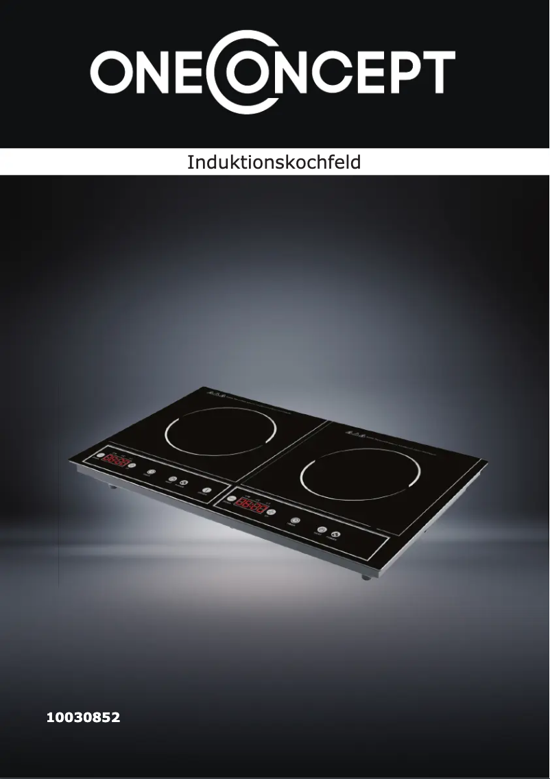 Página 1 del manual Manual de usuario OneConcept Chefzone Double