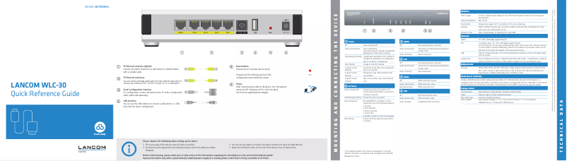 Page n°1 - Manuel utilisateur Lancom WLC-30