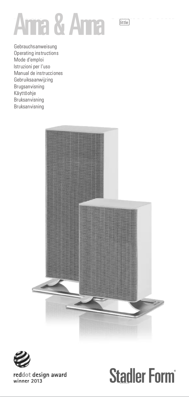 Página 1 del manual Manual de usuario Stadler Form Anna little A-031