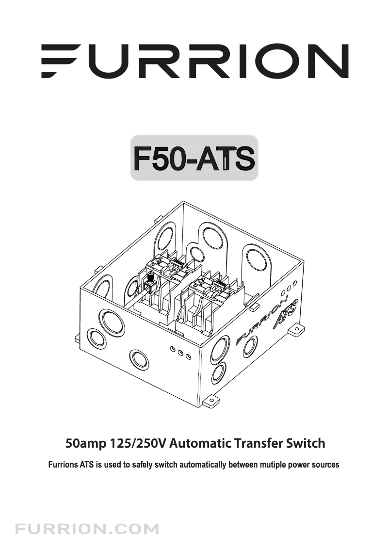 Page 1 de la notice Manuel utilisateur Furrion F50-ATS
