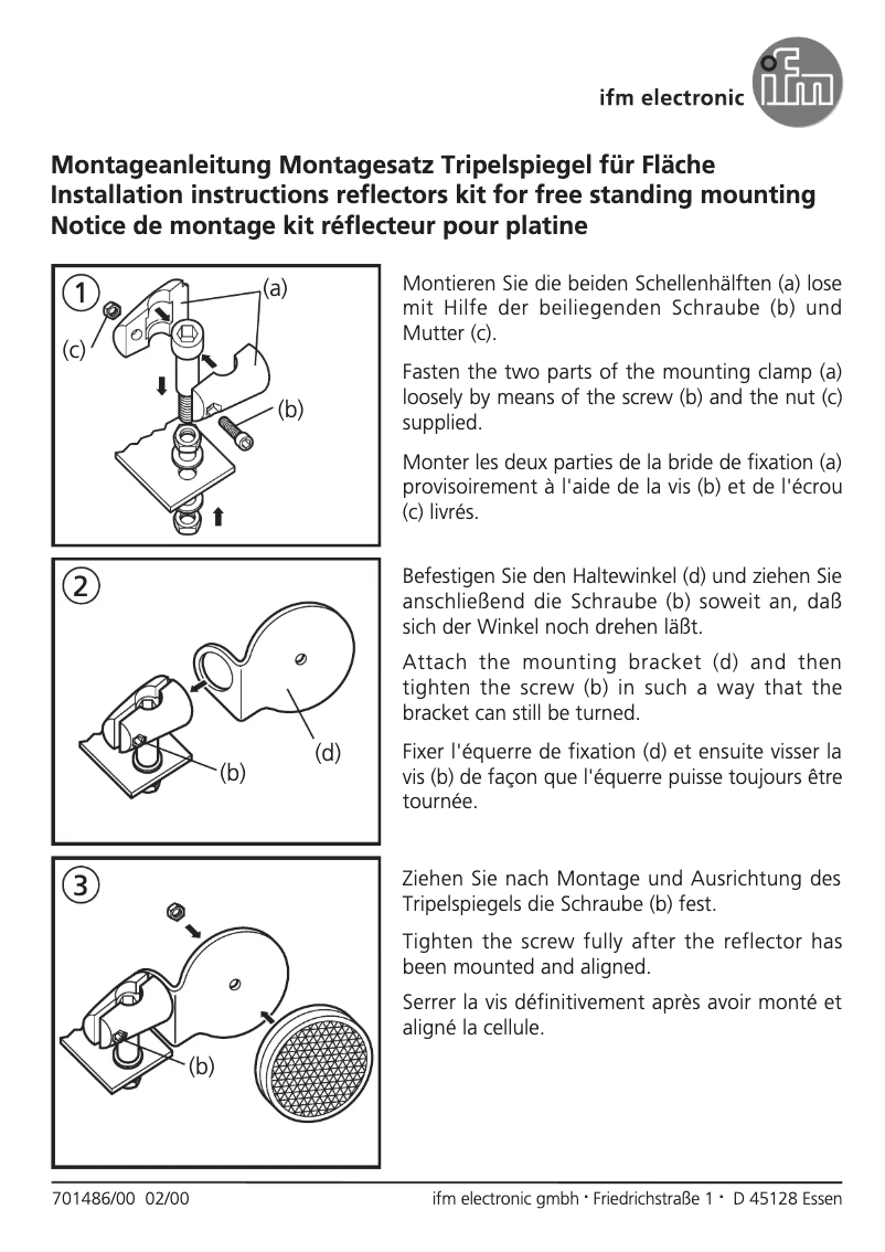 Page 1 de la notice Manuel utilisateur IFM E21000