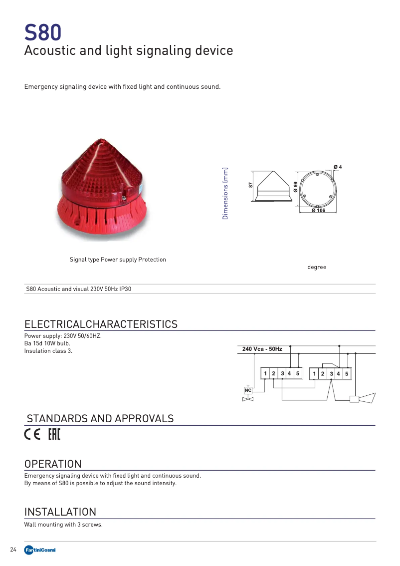 Image de la première page du manuel de l'appareil S80
