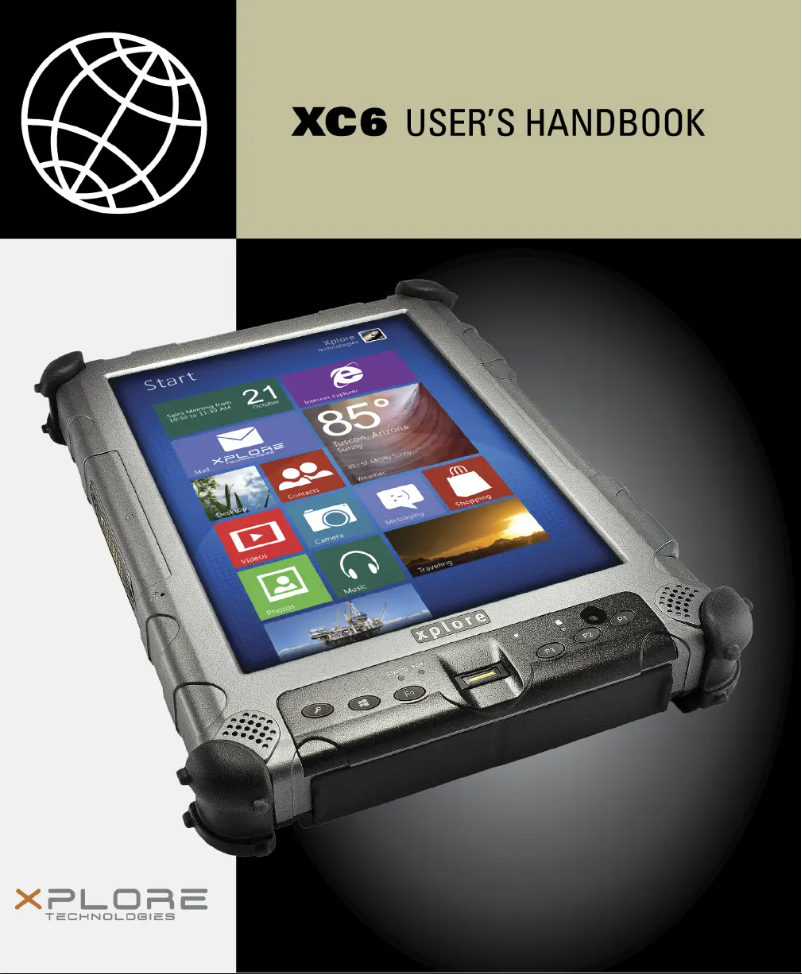 Image de la première page du manuel de l'appareil Xplore XC6