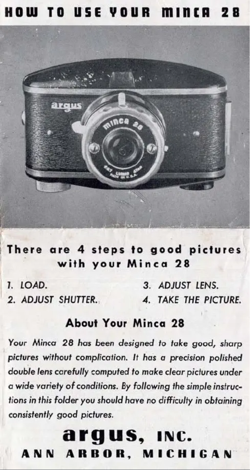 Page 1 de la notice Manuel utilisateur Argus Minca 28