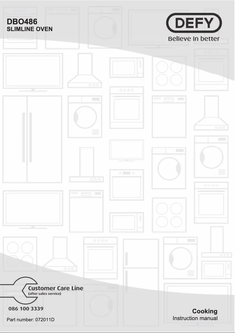 Image de la première page du manuel de l'appareil DBO486