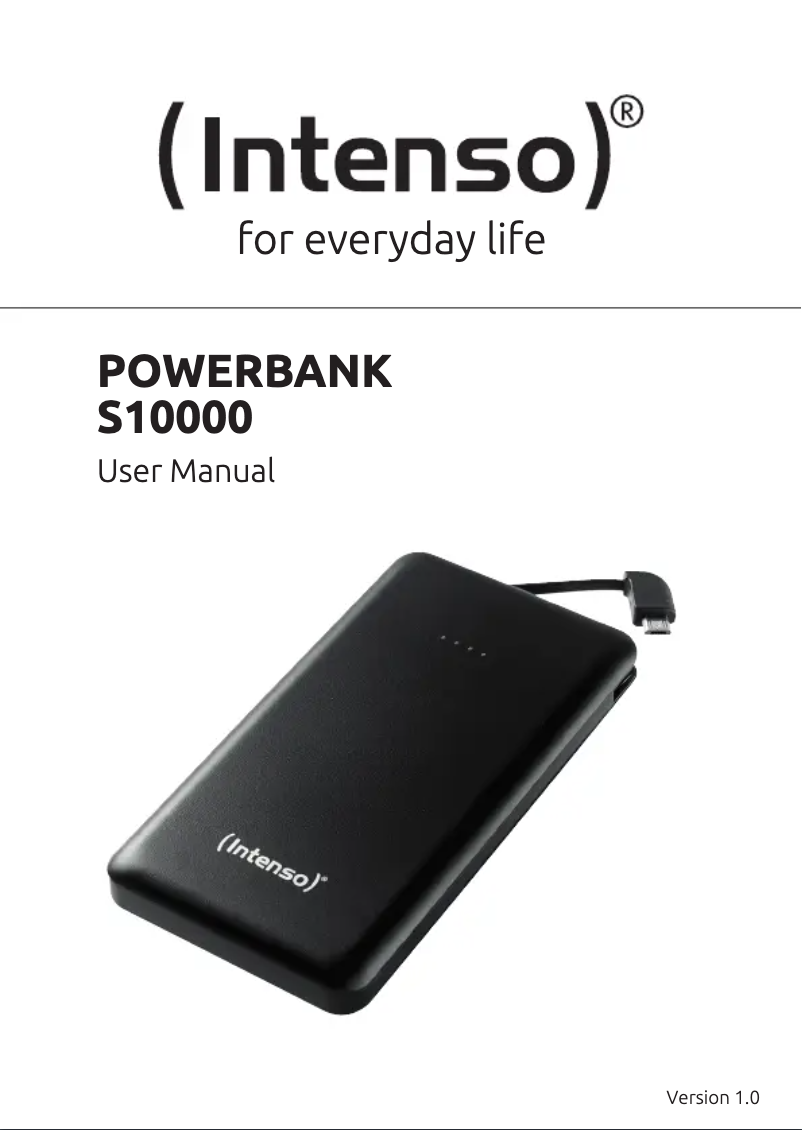 Image de la première page du manuel de l'appareil Powerbank S10000