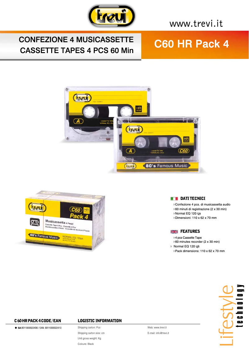 Page n°1 - Manuel utilisateur Trevi C60 HR