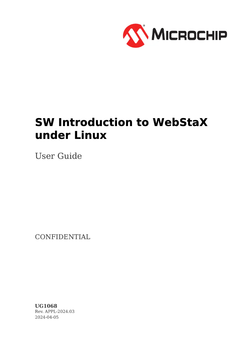 Page 1 de la notice Manuel utilisateur Microchip VSC6816