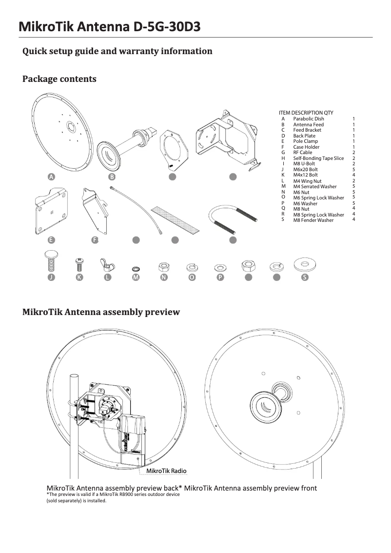 First page image of the manual for D-5G-30D3