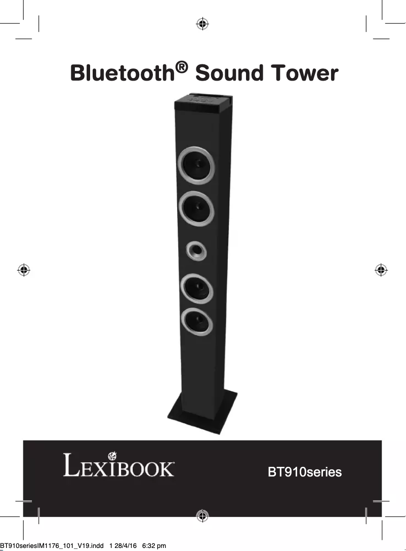 Page 1 de la notice Manuel utilisateur Lexibook BT910