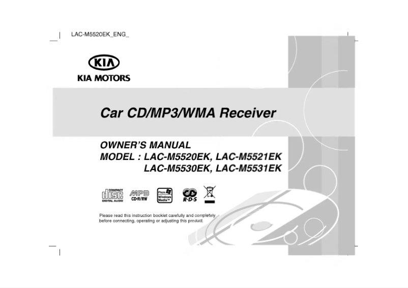 Página 1 del manual Manual de usuario LG LAC-M5530EK