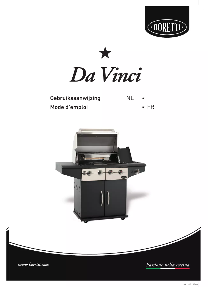 Image de la première page du manuel de l'appareil Da Vinci