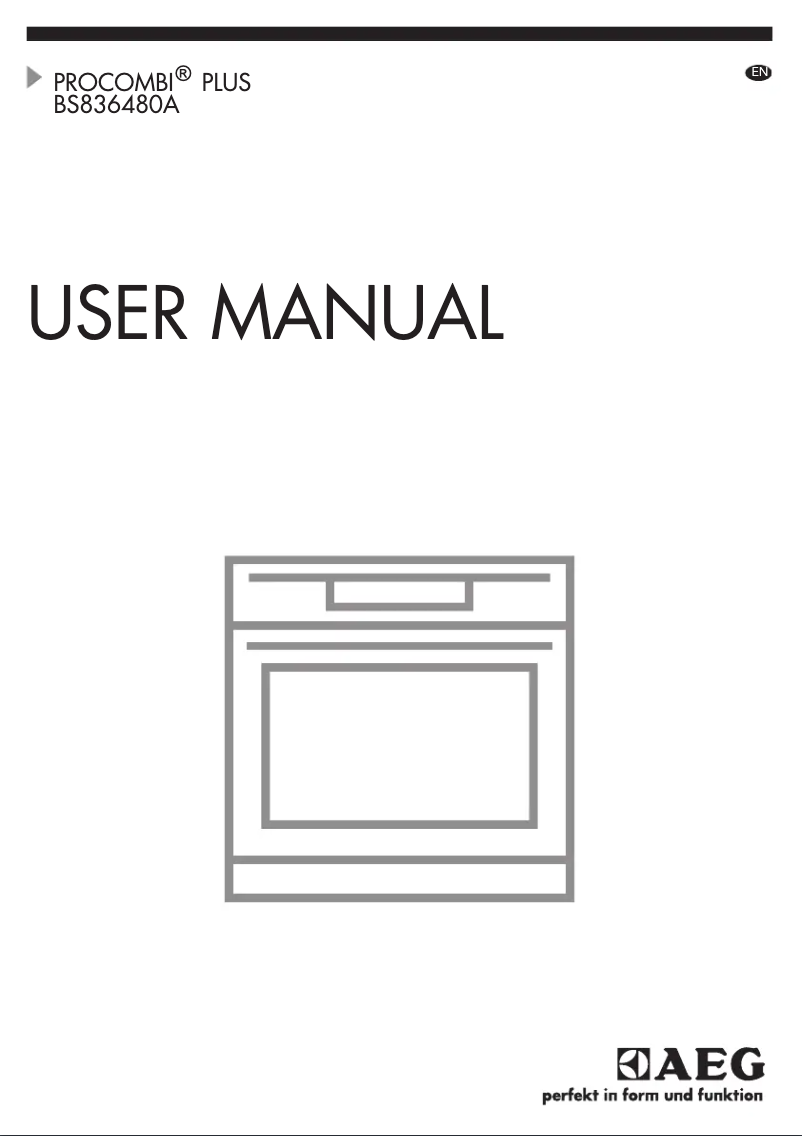 Page 1 de la notice Manuel utilisateur AEG BS836480AM