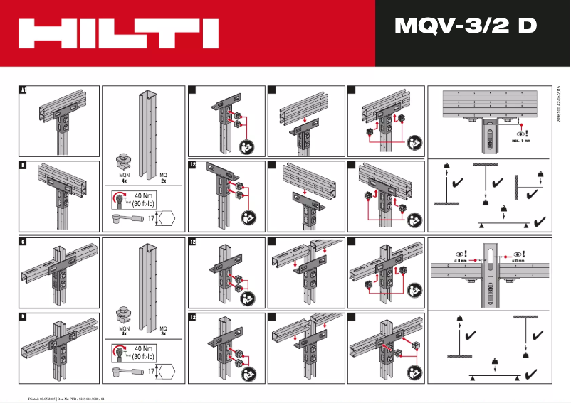Page n°1 - Manuel utilisateur Hilti MQV-3/2 D