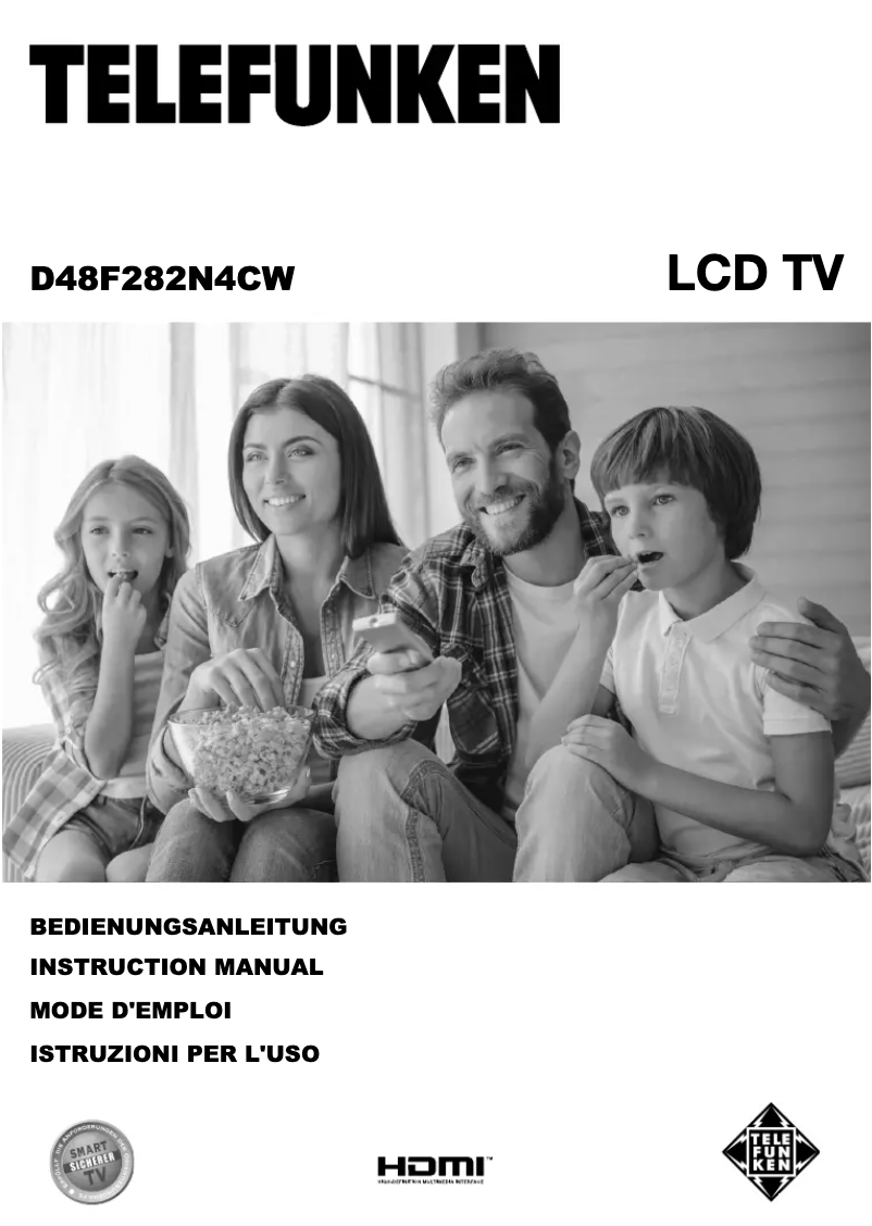 Image de la première page du manuel de l'appareil D48F282N4CW