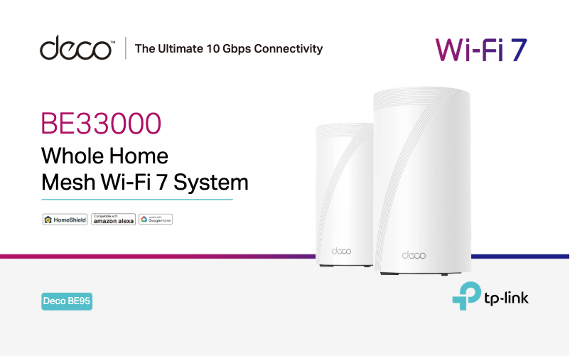 Page n°1 - Guide d'installation TP-Link Deco BE95