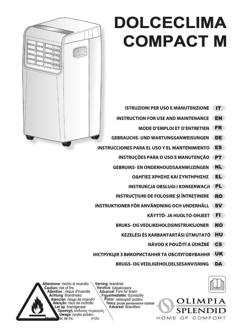 Página 1 del manual Manual de usuario Olimpia Splendid Dolceclima Compact 10 M