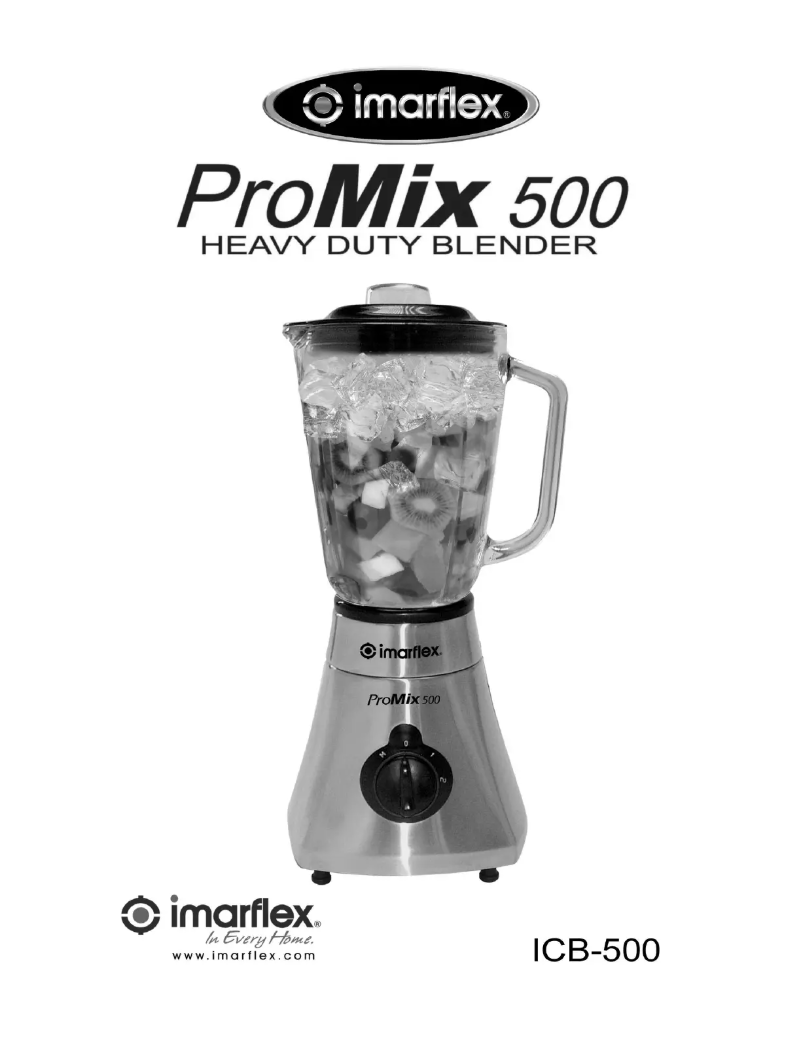 Image de la première page du manuel de l'appareil ICB-500