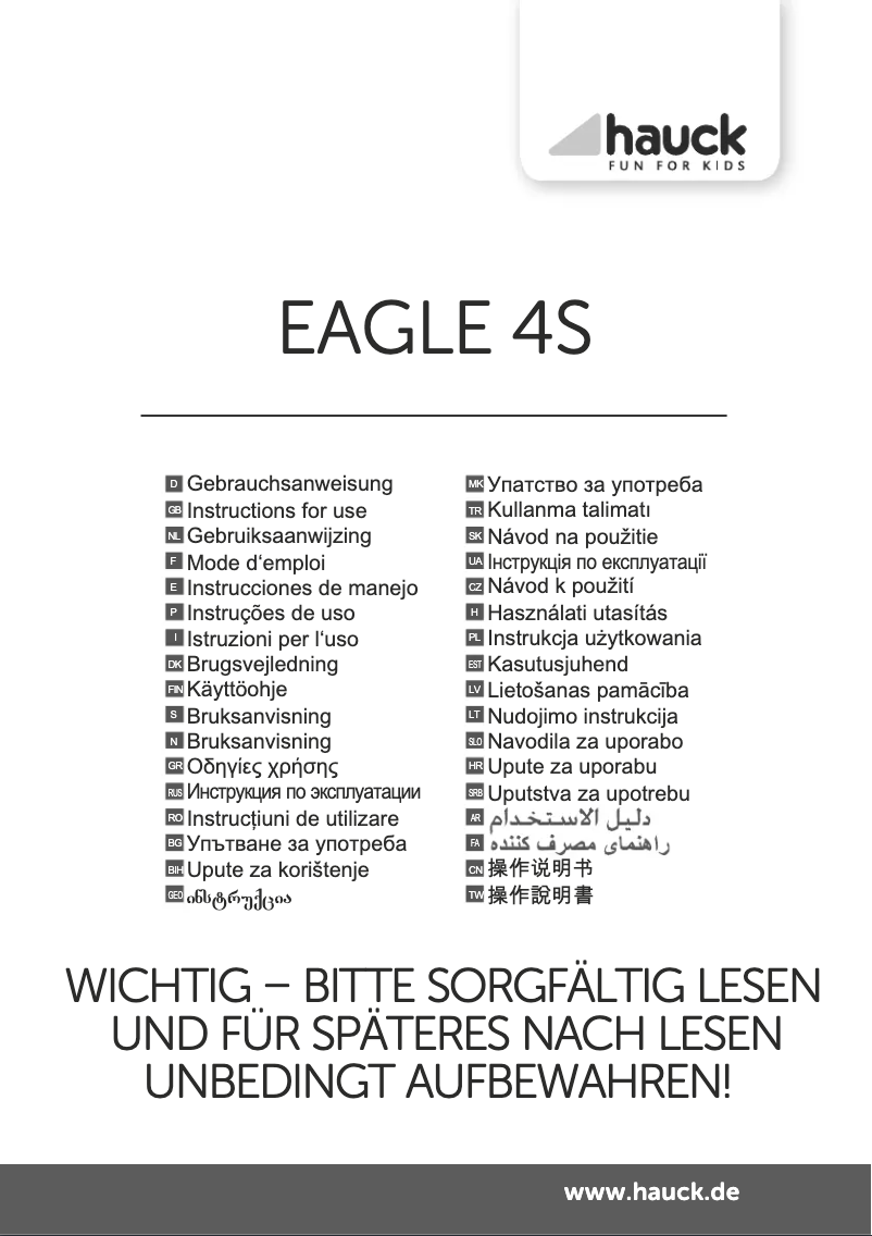 Imagen de la primera página del manual del dispositivo Eagle 4S