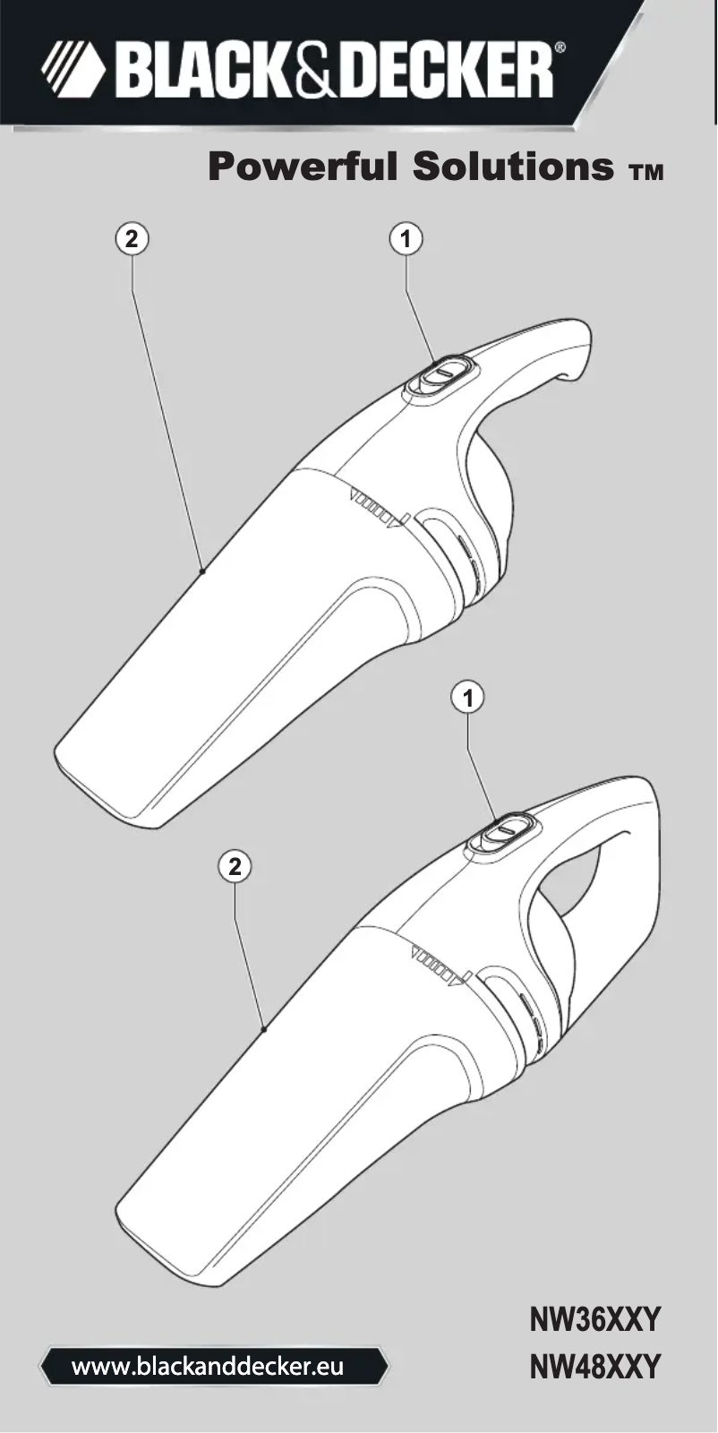 Page 1 de la notice Manuel utilisateur Black & Decker NW3660