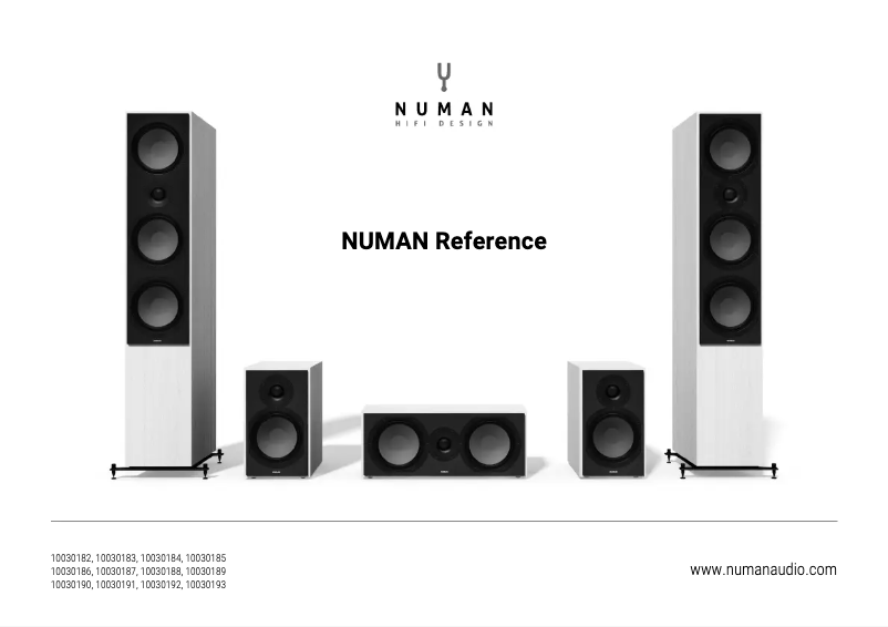 Page n°1 - Manuel utilisateur Numan Reference 801