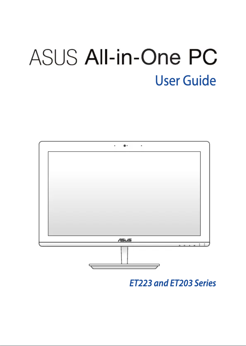 Page n°1 - Manuel utilisateur Asus ET2231IUK