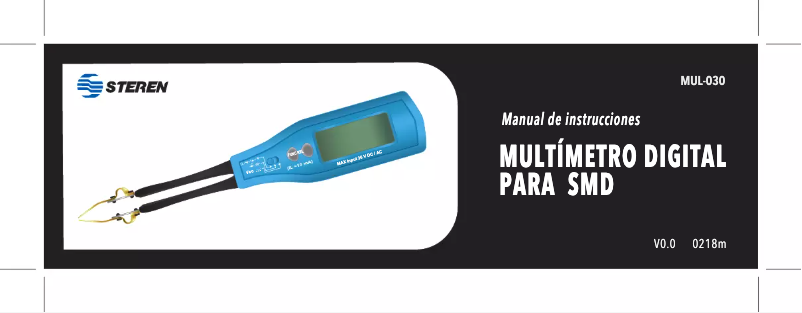 Page 1 de la notice Manuel utilisateur Steren MUL-030