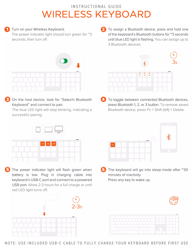 Página 1 del manual Manual de usuario Satechi ST-AMBKS-ND