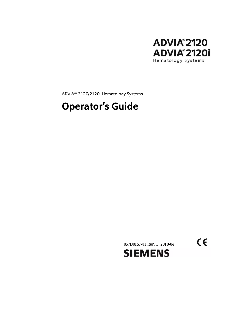 Image de la première page du manuel de l'appareil 2120