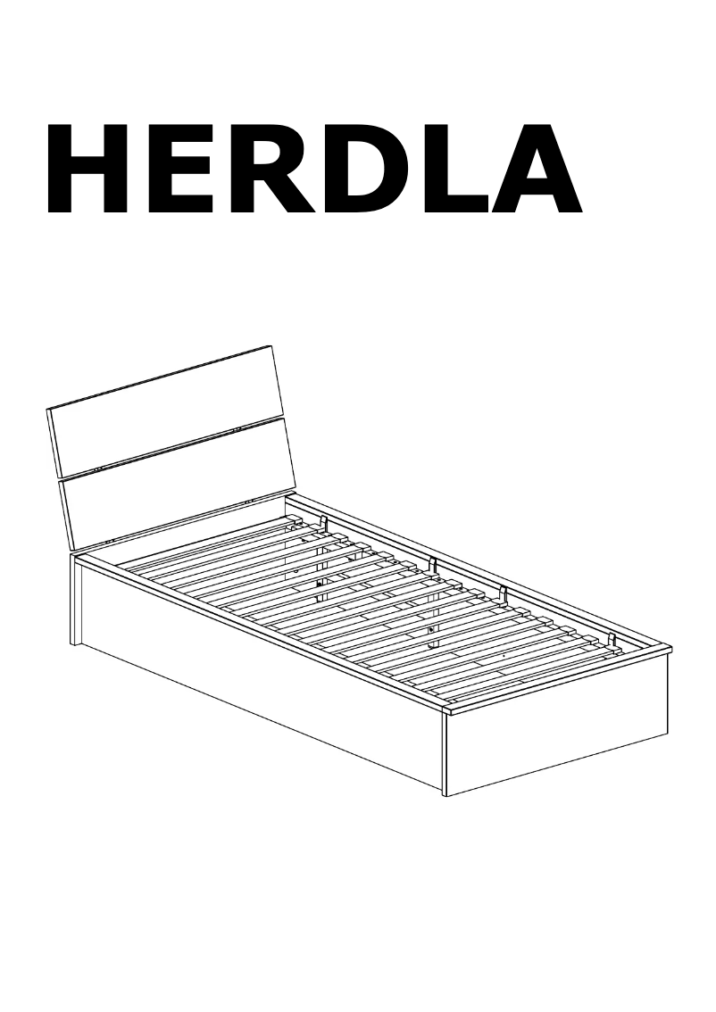 Image de la première page du manuel de l'appareil HERDLA (90x200)