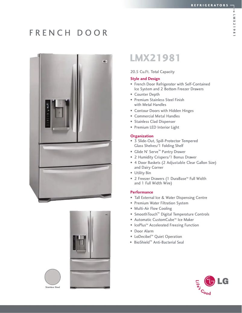 Imagen de la primera página del manual del dispositivo LMX21981ST