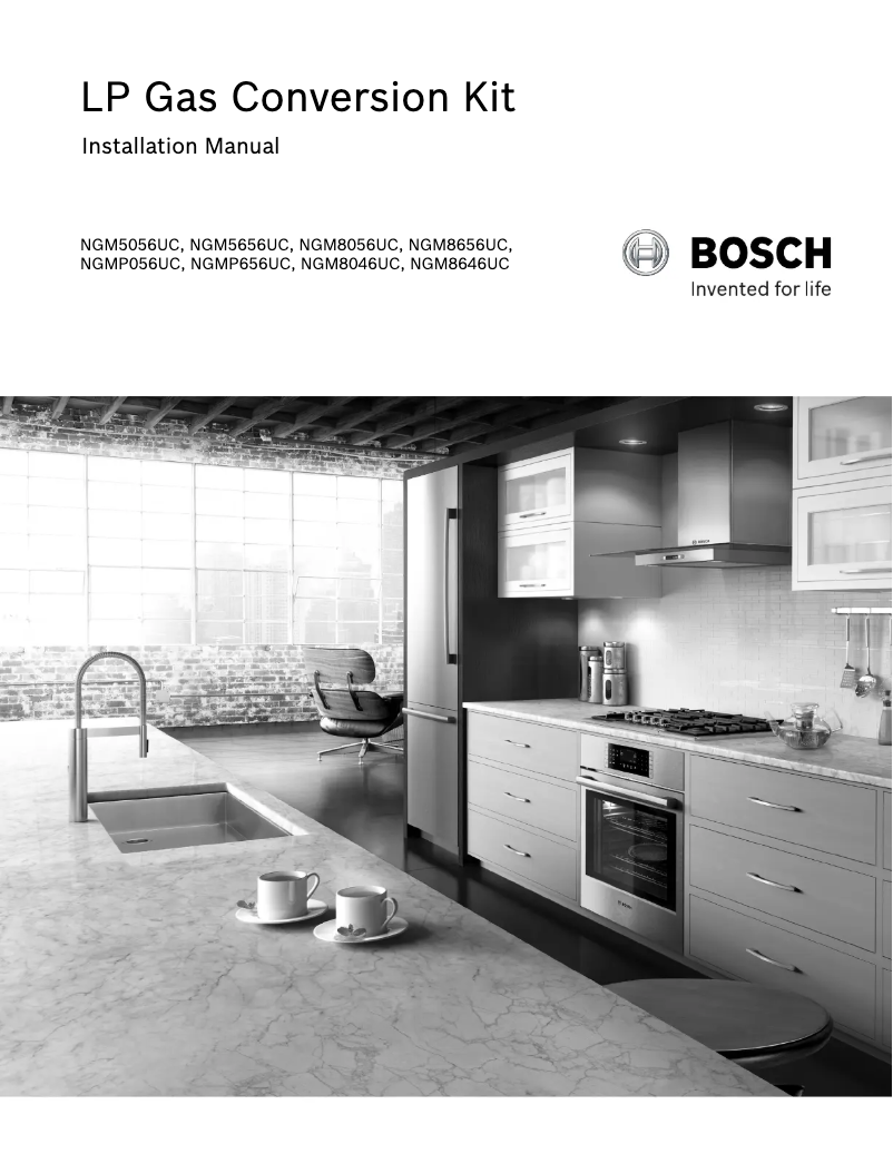 Page 1 de la notice Instructions / montage Bosch NGM5056UC