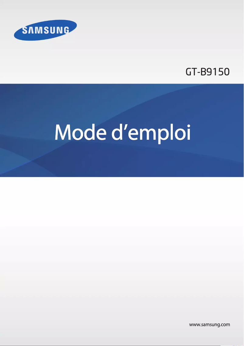 Page n°1 - Manuel utilisateur Samsung HomeSync GT-B9150