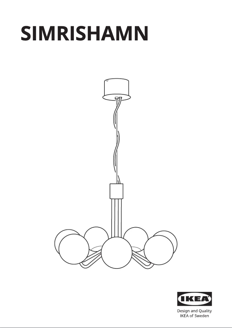 Image de la première page du manuel de l'appareil SIMRISHAMN 404.518.73