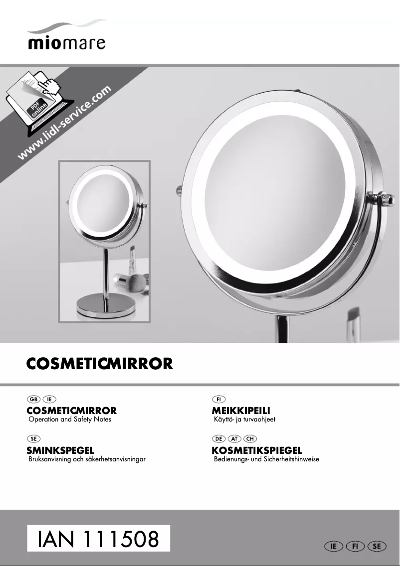 Image de la première page du manuel de l'appareil IAN 111508