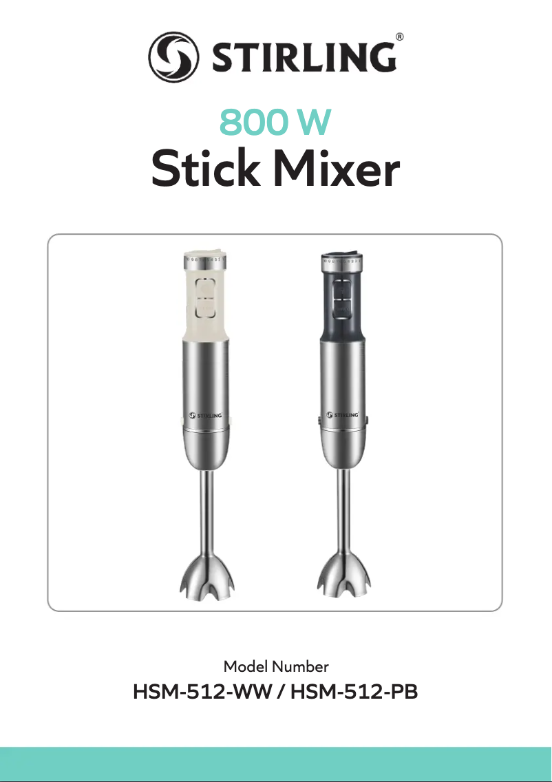 Image de la première page du manuel de l'appareil HSM-512