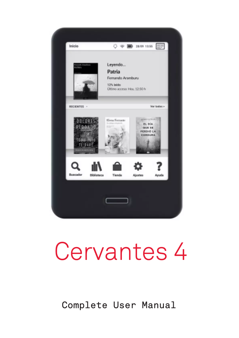 Page n°1 - Manuel utilisateur bq Cervantes 4