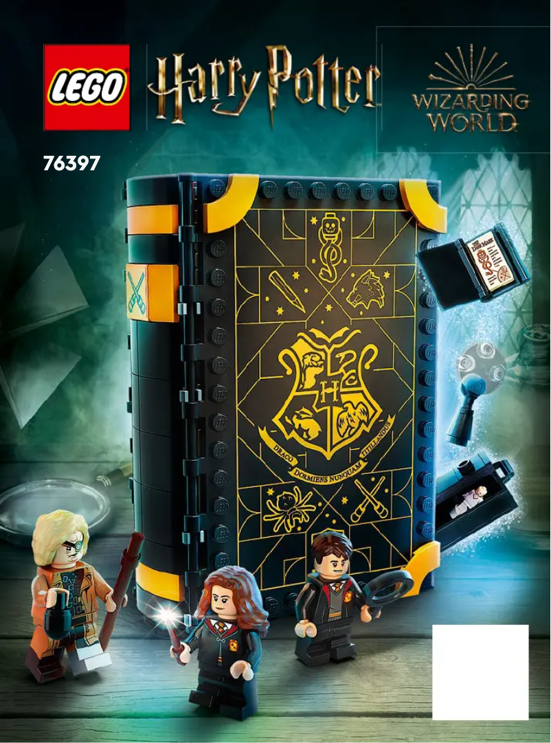 Page 1 de la notice Manuel utilisateur Lego Harry Potter 76397